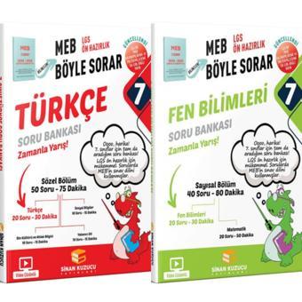 7.SINIF TÜRKÇE SORU BANKASI VE 7.SINIF FEN SORU BANKASI SİNAN KUZUCU - Sinan Kuzucu Yayınları