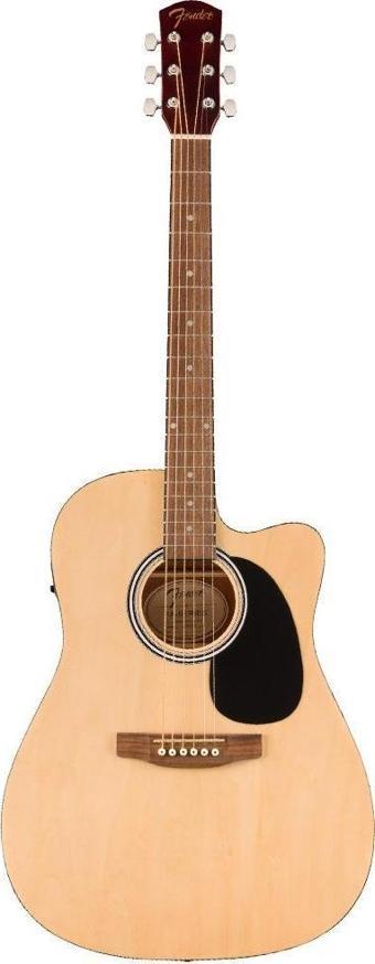 Fender FA-25CE Dreadnought Ceviz Klavye Naturel Elektro Akustik Gitar