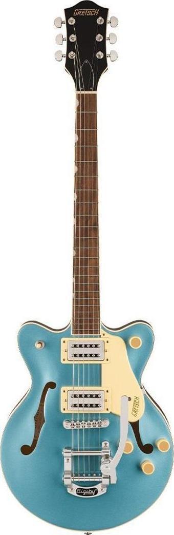 Gretsch G2655T Streamliner CB JR DC Bigsby Arctic Blue Elektro Gitar