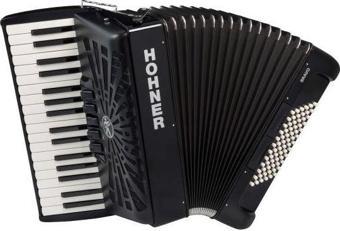 Hohner A16622 Bravo III 72 Akordiyon (Siyah)