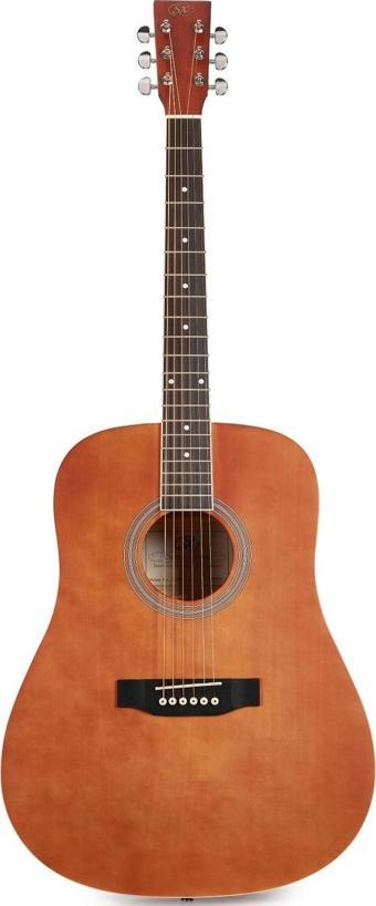 Sx SD104BR Akustik Gitar (Kahverengi)