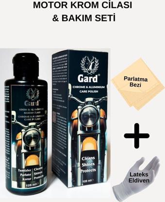 Gard Motorsiklet Krom & Alüminyum Bakım Cilası 125 Ml
