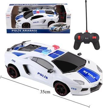 Toysan Oyuncak Uzaktan Kumandalı Şarjlı Polis Arabası 1:12 Police Car TOY-13