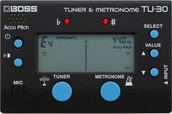 Boss TU-30 Akort Cihazı ve Metronom