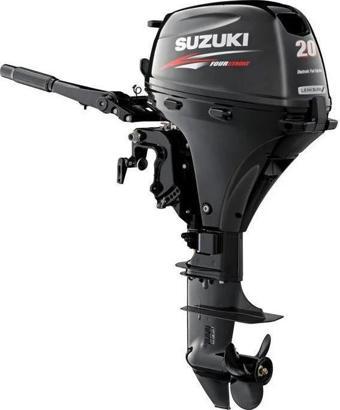 Suzuki 20 HP Uzun Şaft Marşlı Trimli 4 Zamanlı Deniz Motoru