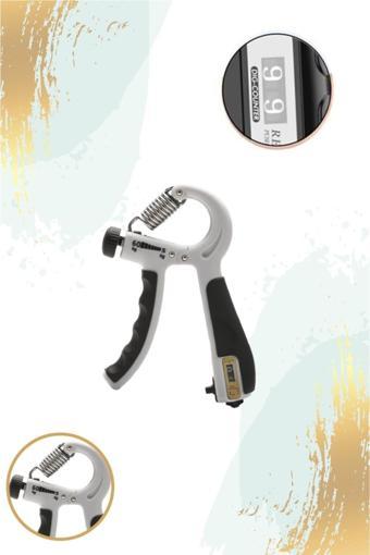 Hsport Konforlu 5-60 Kg Ayarlanabilir Sayaçlı El Ve Bilek Güçlendirici Fitness Egzersiz Yay