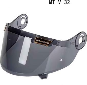 Mt MT-V-32 Kask Camı - Vizör - Siyah