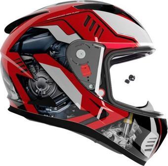 Shiro SH-605 Sv Shadow Road Rider Full Face Motosiklet Kaskı Iridium Vizörlü