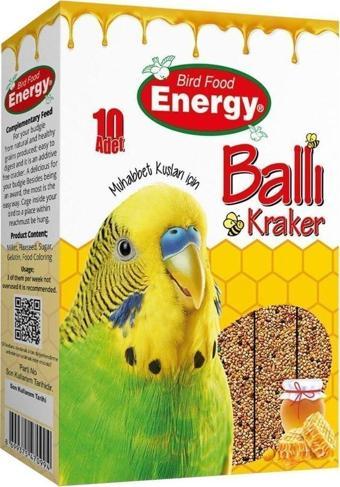 Pet Food Energy Ballı Muhabbet Kuşu Krakeri 10'Lu