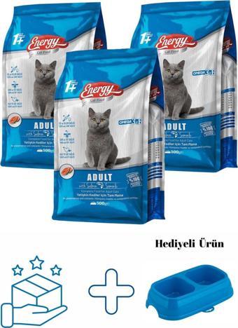 Pet Food Energy Somonlu Yetişkin Kedi Maması 500 G - 3 Adet