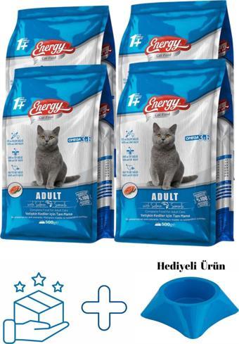 Pet Food Energy Somonlu Yetişkin Kedi Maması 500 G - 4 Adet