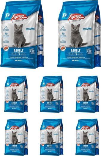 Pet Food Energy Somonlu Yetişkin Kedi Maması 500 G - 8 Adet