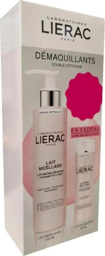 LIERAC Micellar Milk Double Cleanser 200 ml ALANA Gel Lotion Double Toning 30 ml HEDİYE