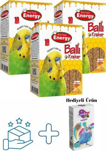 Pet Food Energy Şaşkın Meyveli Muhabbet Kuşu Krakeri 10'Lu - 3 Adet