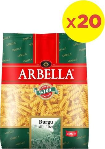 Burgu Makarna 500 Gr X 20 Adet