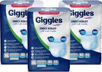 Giggles Emici Külot Extra Large (XL) Hasta Bezi | 90 Adet