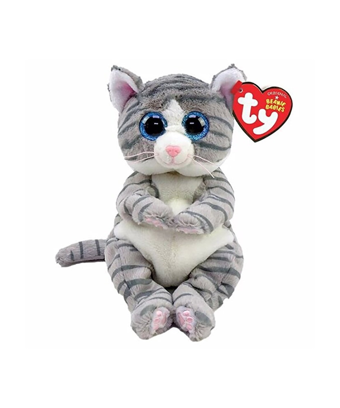 TY Mıtzı Tabby Gri Kedi 20 Cm