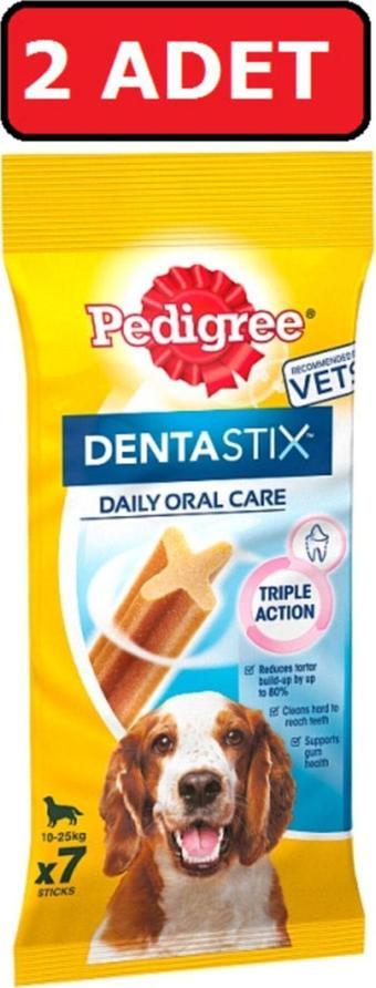 Pedigree Pedigre Dentastix 7'Li Köpek Ödül Maması 2 Adet X 180 Gr Tartar Önleyici