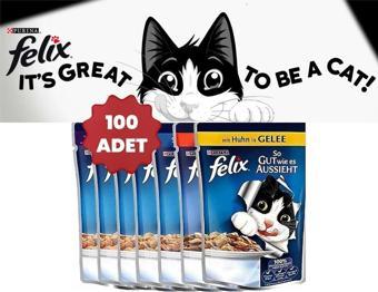 Felix Karışık Yaş Kedi Maması 100 Adet