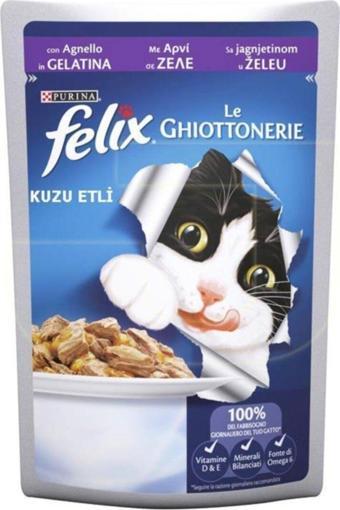 Purina Kuzu Etli Pouch Konserve Kedi Maması 24 Adet