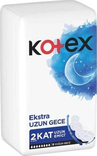 Kotex Ekstra Uzun Gece 9'Lu Ped