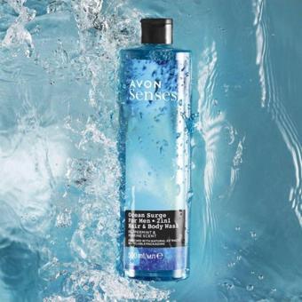 AVON Senses Ocean Surge Erkekler İçin 2'Si 1 Arada Saç Ve Vücut Şampuanı