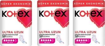 Kotex Ultra Uzun 18'Li 3 Paket 54 Adet