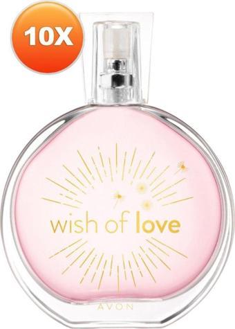 AVON Wish Of Love Kadın Parfüm Edt 50 Ml 10'Lu Set 5050000103404