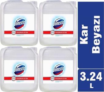 Domestos Çamaşır Suyu 3240Ml Kar Beyazı (4 Lü Set) Yoğun Kıvamlı