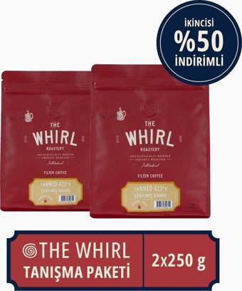 The Whirl Filtre Tanned 423°F Çekilmiş Kahve Tanışma Paketi 250 gr x 2 Adet