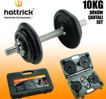 Hattrick Hdc10 Döküm Çantalı Set 10Kg