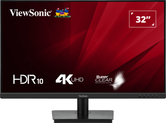 ViewSonic 32” VA3208-4K-HD 4Ms 60Hz UHD VA Panel 4K Monitor