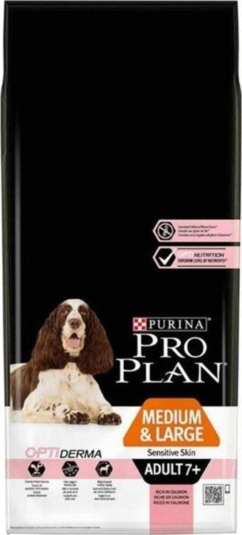 Pro Plan Somonlu Medium Large Senior +7 Yaş Köpek Maması 14 Kg