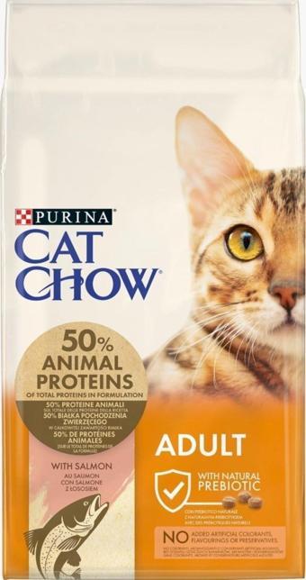 Cat Chow Adult Tuna Somon Yetişkin Kedi Maması 15 Kg
