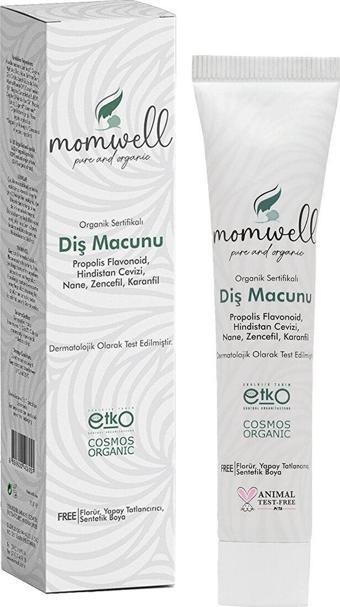 momwell Momvell Organik Diş Macunu 75 ml