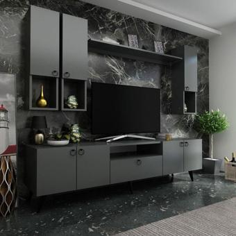 Myniture Home & Living Festival Tv Ünitesi Q3024-4 Antrasit