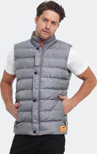 Slazenger HELEN Erkek Yelek Taş Gri