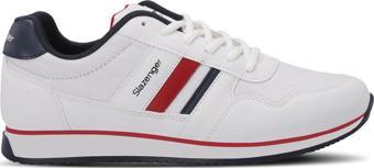 Slazenger ORIGIN I Erkek Sneaker Ayakkabı Beyaz / Kırmızı