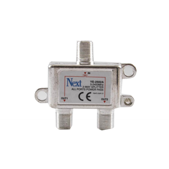 Next YE-2502A Splitter 2 Çıkışlı Uydu Bölücü