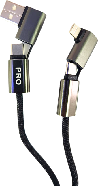 Protech 4in1 USB - TypeC - Lightning Fast Charging Data Kablosu