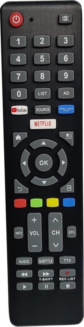 Showmax Next-Botech- Dijitsu Lcd Tvlere Uyumlu Netflix Yuotube Prime Tuşlu Kumanda 4545