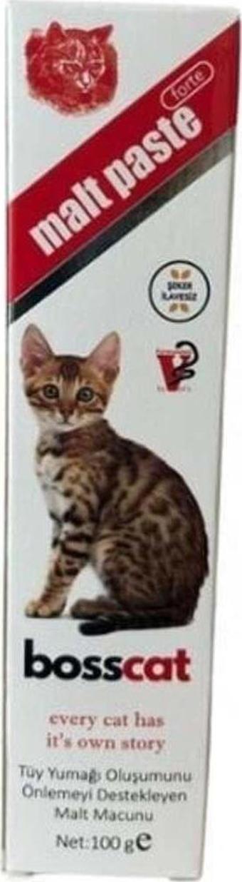Boss Tüy Yumağı Önleyeci Kedi Malt Macunu 100 Gr