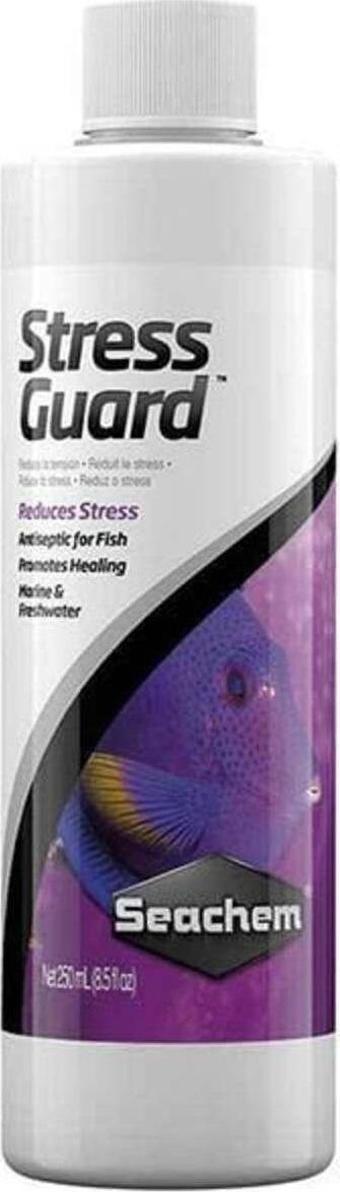 Seachem Stressguard Taşınan Balıklarda Stres Azaltıcı Sakinleştirici 250 Ml