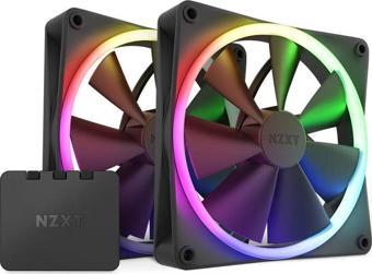 NZXT F140 RGB Siyah 120 mm Fan (2'li Set) RF-R14DF-B1