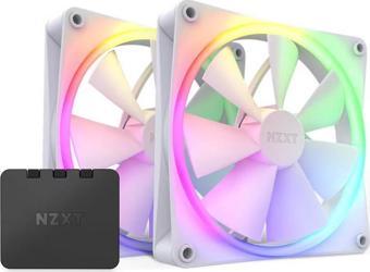 NZXT F140 RGB White 140 mm Fan (2'li Set) RF-R14DF-W1