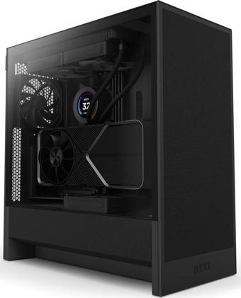 NZXT H5 Flow 2024 CC-H52FB-01 2 Fanlı ATX Siyah Bilgisayar Kasası