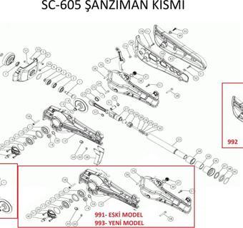 Cifarelli SC 605 Şanzıman Gövdesi No:35