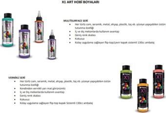 Polisan X1art Multisurface Hobi Boyası 120ml Keten