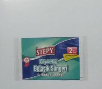 STEPY Mavi Dalgalı Sünger 2 Li