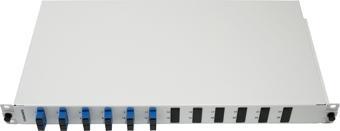 Canovate 1U 19” Mekanik Sürgülü Patchpanel Sc/Upc Dublex 6XAdaptör 12xPigtail 2 Yıl Üretici Garantili